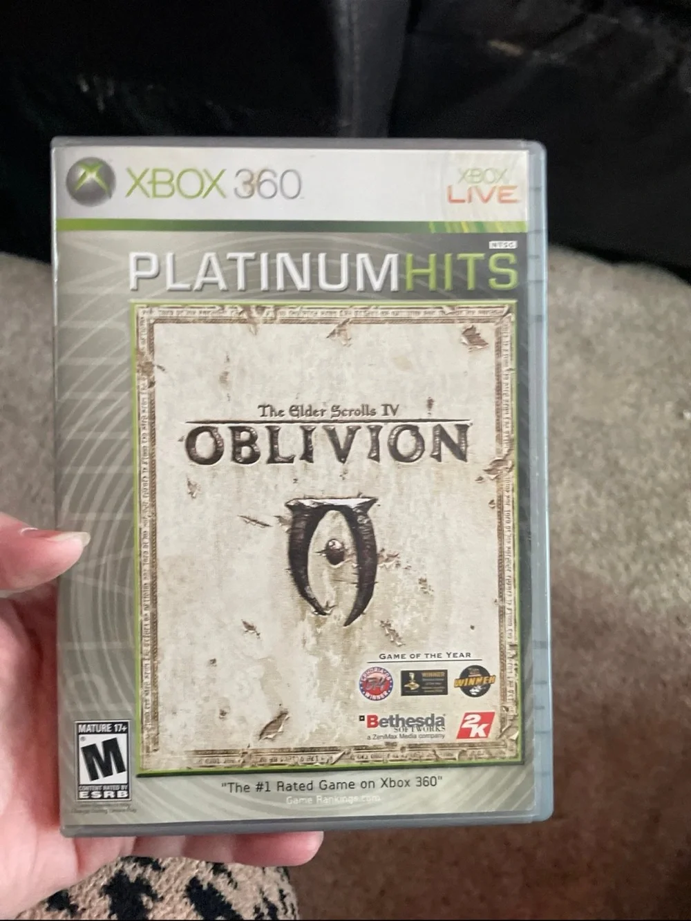 Microsoft Xbox 360 The Elder Scrolls IV: Oblivion Platinum Hits (white, green)